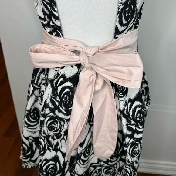 BSB Cotton Rose Dress with Pink Waistband Sz. 8 - Picture 2 of 7